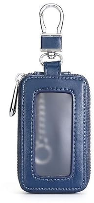 FEIHUAJIANIAN Porte-clés de Voiture pour Mercedes-Benz CLA Shooting Brake (X118) 2019-2023, Porte-clés avec Le Logo pour Voiture Individuel comme Cadeau pour Les Fans de Voitures,Blue