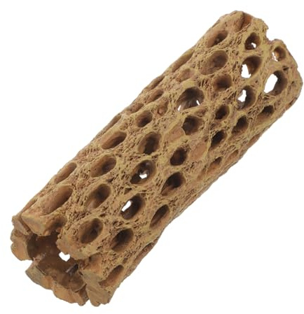 SHINEOFI Décoration Aquarium Cachette Crevettes Bois Synthétique Habitat Sûr et Léger pour Poissons et Crevettes Ornement Artisanal pour Aquarium Cadeau Festival