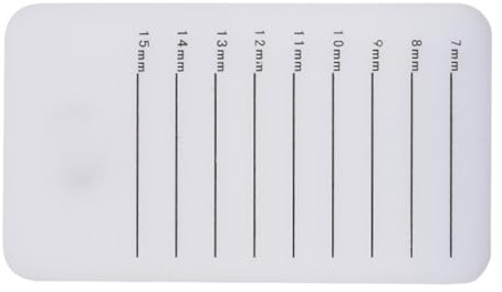 GATHINESS Tabla Acrílica para Extensiones de Pestañas Escala Soporte para Pestañas Postizas Herramienta Conveniente para Aplicación en Salones de Belleza y Injerto