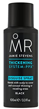 MR. Disguise Spray 100ml Conceals The Appearance of Thinning Balding Hair Water Resistant Lasts All Day Easy Spray Application Natural Looking Boosts Self Confidence, Black, 100 millilitre