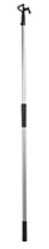 114-192cm Bootshaken schwarz Teleskop Aluminium Ø30mm Nylon Kopf