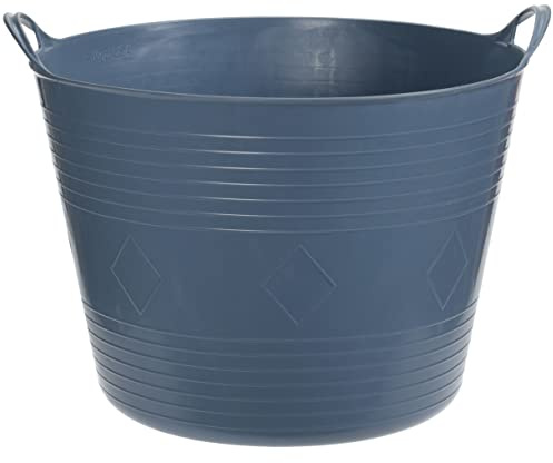 Bac à linge flexible rond bleu 43 litres - Panier de rangement