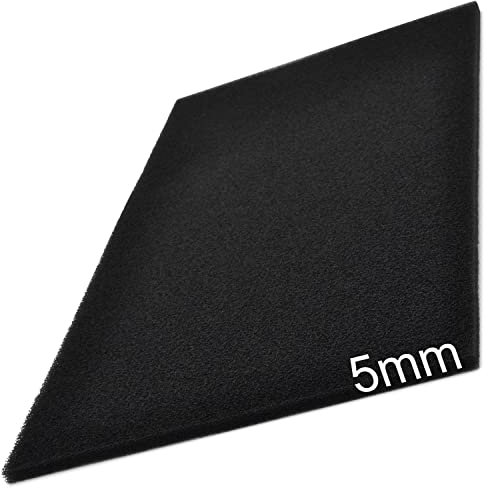 Easyboost Luftfilterschaum Luftfiltereinsatz 28x15cm Dicke 5mm Universell zum Zuschneiden für Scooter Motorrad Quad Rasenmäher Motorsense Motorhacke Kettensäge für Vergaser Luftfilterkasten