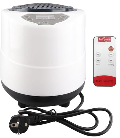Yctze Steam, 27 * 23 * 23 3L 1500W Sauna Generatore per Spa Tenda Corpo Terapia Fumigazione Macchina Casa Vapore Terapia EU 220V