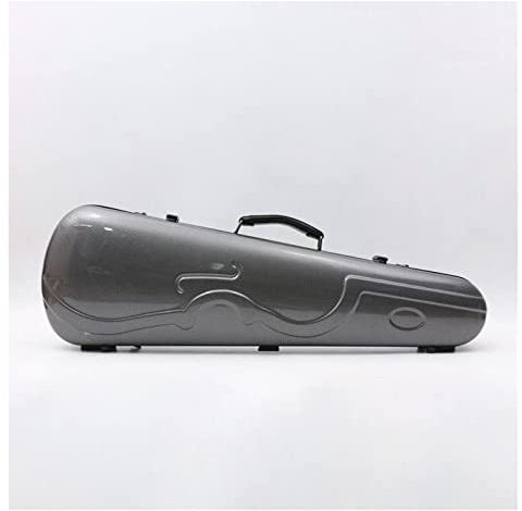 Fachmann Geigenkoffer Wunderschöner 4/4 Full Size Violin Case Carbon Fiber Hard Box Protect Carry Violin Cases Geigenkoffer (Color : 01)
