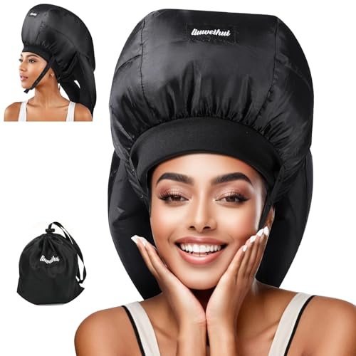 Bonnet Hair Dryer, Ideal Hair Diffuser for Curly Hair， Your Ultimate Solution - Spacious Capacity Blow Dryer Cap for Rapid Styling of Curls