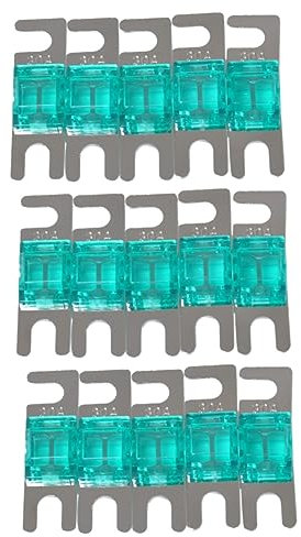 SOLUSTRE 15stücke Mini Anl Sicherungen Für Auto Und Boot Grüne Sicherungen Für Audio Und Videosysteme Optimaler Schutz Langlebig Und Installieren