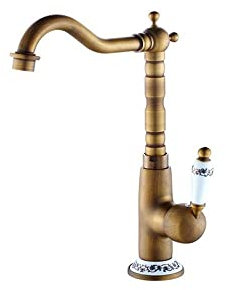 Küchenarmatur, 360 Grad drehbar, Einhebel-Einloch-Filter-Sprudel-Spültischmischer, Wasserhahn mit Kupfer-Keramik-Ventilkern, Einhebel-Aufsatzwaschtisch-Wasserhahn ist für Badezimmer geeignet