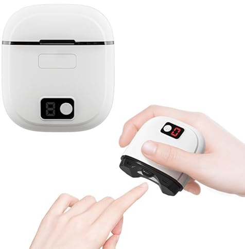 Electric Nail Clipper, 3-in-1 Cutting and Grinding Automatic+Nail Scraps Storage, 3-Speed Electric Nail Trimmer with LED Light, Rechargeable Safety Fingernail Trimmer for Babies,Kids,Adults,Elderly