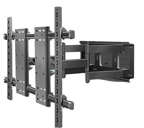 JvFbjLF Soporte de Montaje en Pared for TV, Soporte for TV, inclinación de Nudillos giratorios Dobles, 6 Brazos, se Adapta a la mayoría de televisores de Pantalla Plana LED/4K de 70-120 Pulgadas