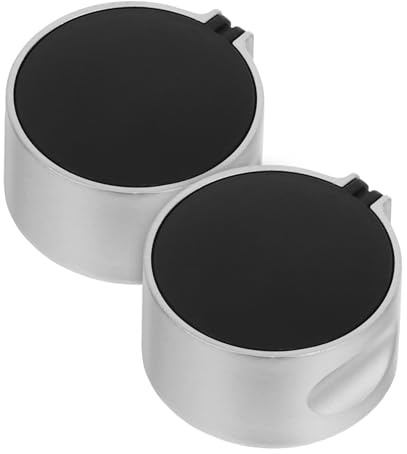 KITANDOVE Cubiertas De Pomo De Gas Para Cocina Reemplazo De Botones De Control De Gas Material De Aleación De Zinc Compatibles Estufas y Hornos Seguridad Infantil y Instalación
