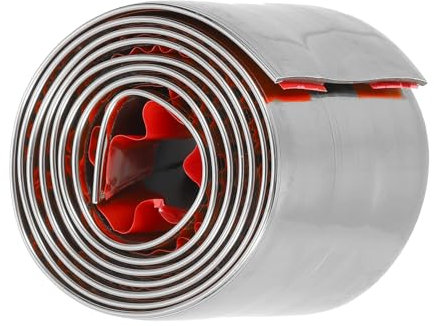 QUARKZMAN Moulure Murale, 3Ft x 2 Inch Protège-Coins PVC et Joint de Calfeutrage Pour Bord de Table, Cadre de Porte et Plinthe Pour Carrelage et Bords de Murs, Décoration Maison Argent