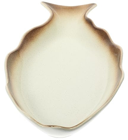 TOPBATHY Ceramic Plate Set with Smooth and Bright Surface Elegant Japanese Style White Fish Steaming Plates Easy to Clean for Restaurants and Parties for Serving Fish or Desserts