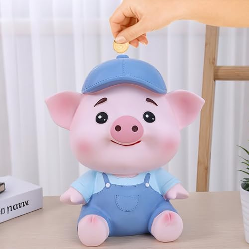 Sparschwein Spardose für Kinder,Unzerbrechliche Kunststoff Spardose,Niedliches Sparschwein Groß XXL, Jungen Mädchen zu Geburtstag,Weihnachten,Taufe & Schulanfang