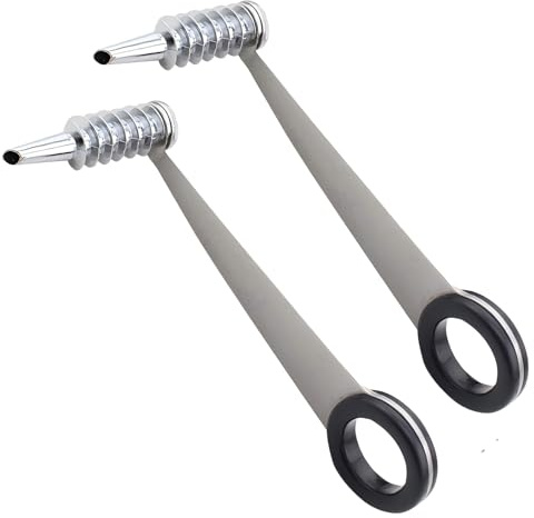 Cortador en espiral de acero inoxidable, 2 unidades, cortador en espiral, pelador de verduras para calabacines, pepinos, zanahorias, manzanas, utensilios de cocina para platos creativos, aperitivos