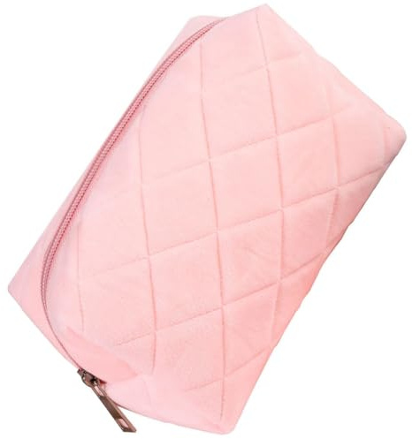 CALLARON Trousse à Crayons Rose en Peluche Douce Grosse Capacité | Pochette Portable Multifonction pour Fournitures Scolaires, Anti-Rayures, Légère, Facile à Nettoyer, pour Voyage