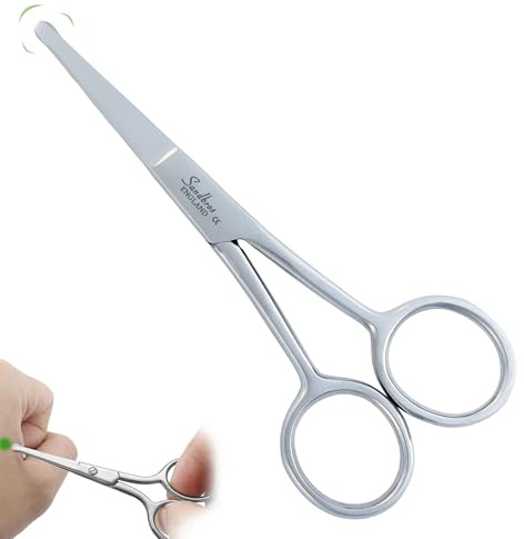 Rounded Tip Safety Scissors for Dogs, Cats and Pet Grooming | Safely Trim Eyes, Ears, Paws and Sensitive Areas without Accidental Cuts