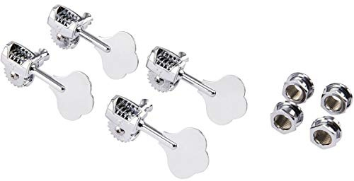 Fender Deluxe Fluted-Shaft Bass Tuning Machines Chrome