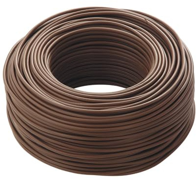ICEL Cavo FS17, Matassa Metri, Filo Elettrico Unipolare Isolante, Impianti Elettrici, Case, Imprese Edili (Marrone, 1 x 2,5 mm)