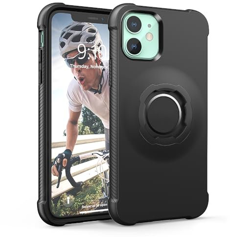 TUSITA Hülle Entworfen für Apple iPhone 11, iPhone XR - Fahrradhalterung Handyhülle Twist Lock Schutzhülle - Partner für Outdoor-Liebhaber