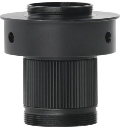 Mikroskop-Zubehör-Kit 8. 0X 160x. Große Feldansicht C-Mount-Linse, industrielle Video-Mikroskopkamera Mikroskopische Objektträger (Color : 80x, Diameter : 50mm)