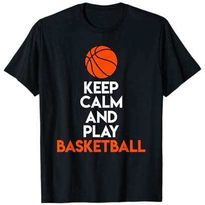 Maglietta da basket Keep Calm and Play Maglietta