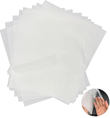 TSHAOUN 10-teiliger aufbügelnder beidseitiger Patch für Patch-Kleber, schmelzbare Schnittstelle 11x 9.85 Zoll, Schnittstelle zum Nähen von Eisen auf, beidseitige Verbindung Eisen auf (10 PCS)