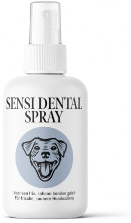 Sensipharm® Sensi Dental Spray Hund - Zahnpflege & frischer Atem ohne Bürste - 100 ml | Wenige Sprühstöße ins Maul genügen, weder Zahnpasta noch Putzen nötig, für den täglichen Einsatz