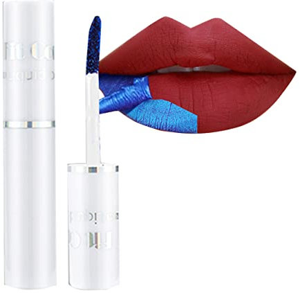 Peel Off Lip Stain Lip Tint, Tattoo Farbe Lipgloss, Matte Lip Gloss Long Lasting Waterproof Liquid Lipstick Non-Stick Cup Lip Tint Tear-Off Lip Gloss Makeup (#03)