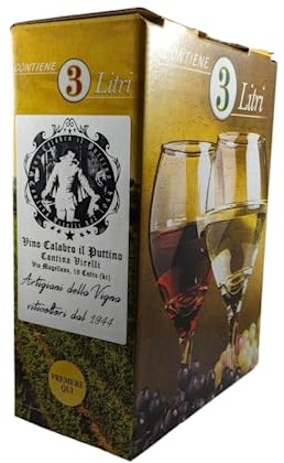 Vino Calabro il Puttino (Rosso I.G.P. Calabria, 3 Litri)