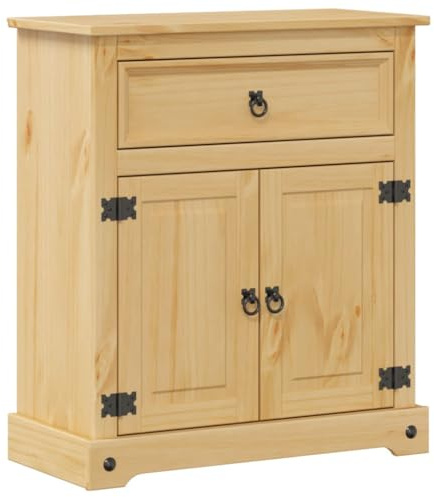 vidaXL Badschrank Corona 70x33x80 cm Massivholz Kiefer