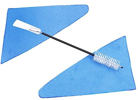 Klarinettenzubehör Satz 1 Satz Tragbarer Wischer für Haushalt | Baumwolle und Nylon Edelstahl, für Klarinette und Flöte, Schnell Einsetzbar und Angenehm Flexibel
