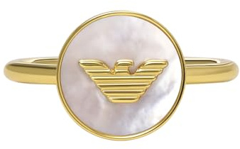 Emporio Armani Damenring Statement Metall vergoldet, EGS3142710