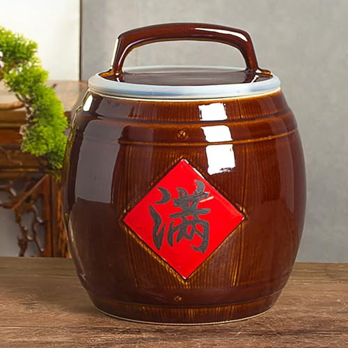 Contenedores Alimentos Caja De Almacenamiento Arroz Para El Hogar Frasco Sellado Para Cocina Con Tapa Dispensadores De Alimentos Clásicos Olla Arrocera China Sellada Gran Capacidad, Para Harina,azúcar