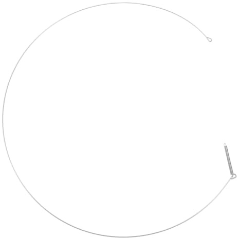 Türdichtungsring für Waschmaschinen, 31cm, Silberner Stahl | Waschmaschinentür, Verhindert Wasseraustritt, Sichere Befestigung, Einfache Montage, Breite Passform