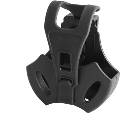 Handschellentasche für Gürtel – Gürtelschäkeltasche, Handschellen-Holster, Filmrequisiten, Schnellentriegelung, Manschettenhalter mit Rückenclip zum Zusammenklappen von starren Handschellen