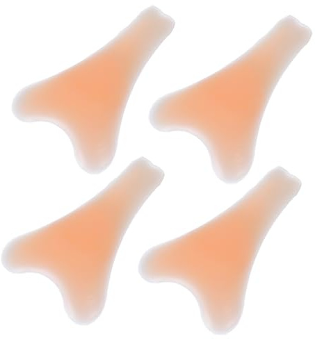 KOMBIUDA 4 Stück Sichtbare Abdeckung Hider Silikonschutz Vorne Schwimmen Unsichtbarer Nahtloser Einsatz Yoga Leichte Bademode Wiederverwendbare Aufkleber Pads Bikinis Für Leggings