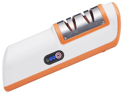 Aiguiseur de couteaux électrique pour cuisine - Aiguiseur de couteaux | Outil de coupe en 3 étapes, pierre à aiguiser | Affûteurs électriques automatiques de coupeur de chargement d'usb