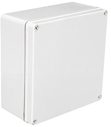 Sourcingmap 200x200x95mm/7.87x7.87x3.74inch Wateproof IP67 Electronic ABS Plastic DIY Junction Project Box Enclosure Case Outdoor/Indoor