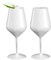 DoimoFlair Lot de 2 verres à vin en plastique incassable Blanc 47 cl