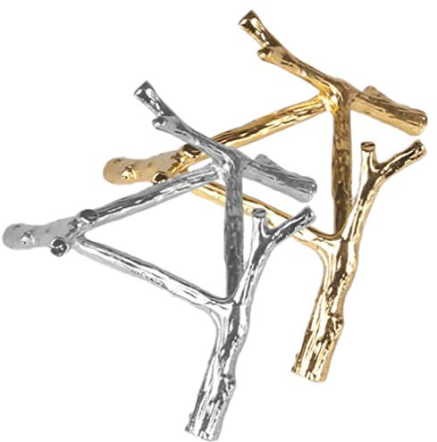 PATKAW 2 Stücke Kristallkugel Ständer Metall Basis Verzweigt Untersetzer Kugel Quarzkugel Halter Orb Ei Basis Erdball Stein Display Sockel Fotografie Stütze Für Home Office DIY Art Craft