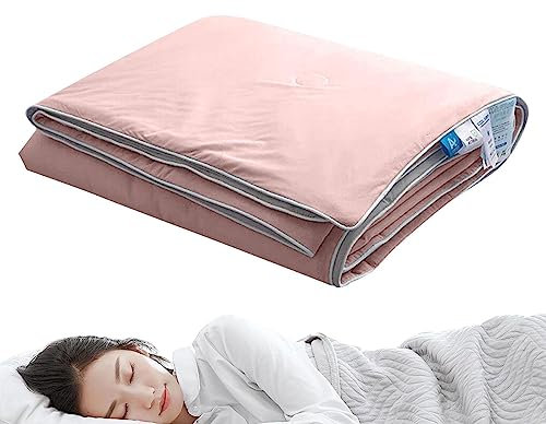 fanelod Decke, kühlende Faser-Bettdecke, bequem, weich, kühlende Decke, leichte Decke für Nachtschweiß, Erwachsene und Kinder
