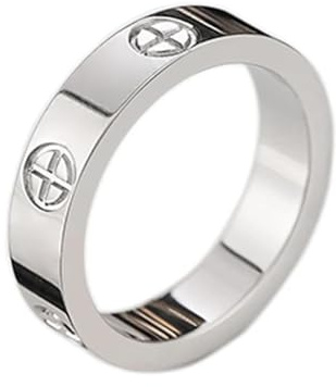 Hasdnker Ring Ringe Damen Bijouterie Herren Schraubringe Liebesring Luxusmarke Schmuck Phillips Für Frauen Nagelform Roségold Silber Farbe Größe 5 Bis 10 9 Schraubsilberfarbe