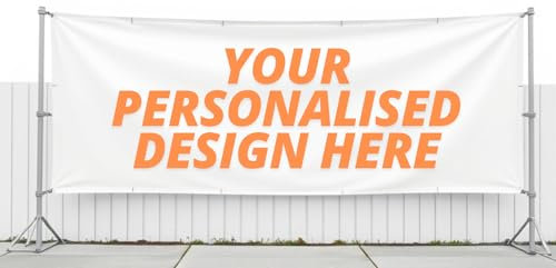 Personalised Custom Banner | Heavy Duty PVC Vinyl Banner | Perfect for Indoor/Outdoor Use