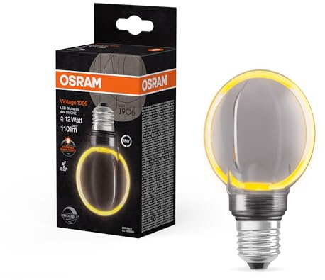 Osram Vintage 1906 Globe 80 Filament O Lampe, 4 W, 110 lm, 1800 K, 818 | , LED Lamps, 80.00 Millimetres dia, , pack de 1