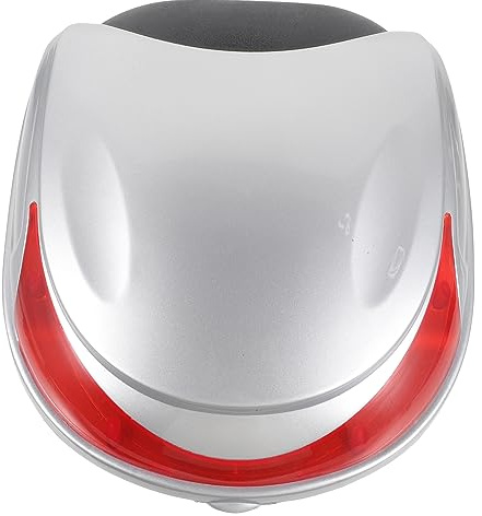 MUCKLILY Motorradkoffer wasserdichte Heckbox Für Motorroller Und Motorräder Mit Sicherheitsverschluss Reflektierendem Design Vielseitig Für Helm Kleidung Und Zubehör Silberfarben
