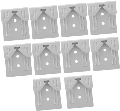 DOITOOL 10piezas Soporte De Colgar Para Cuadros y Espejos Gancho De Resistente Para Montaje Pared Baños Salas y Dormitorios