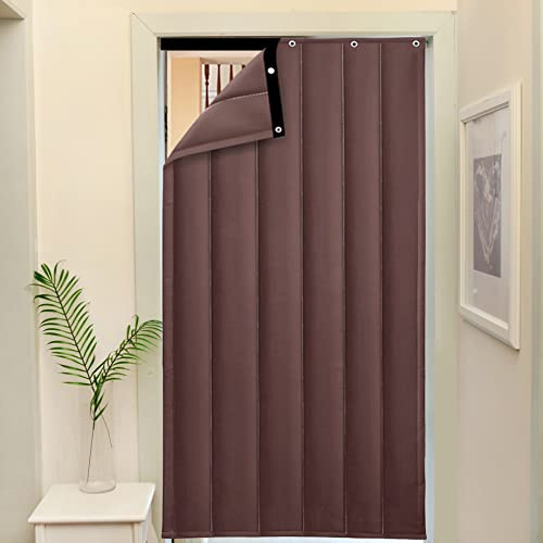 Tende insonorizzate per porte, coperte insonorizzanti, tende oscuranti per la privacy, isolamento termico antivento per camera da letto, soggiorno e dormitorio