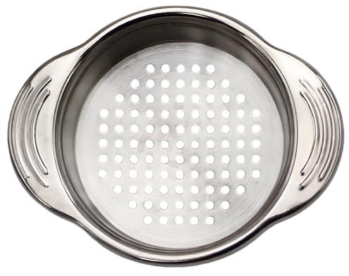 Stainless Steel Can Strainer & Tuna Press – Oil Drainer for Canned Food, Pasta, Veggies – Dishwasher Safe Kitchen Colander, Mess-Free Lid Sieve