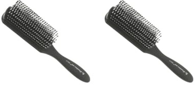 Juego de 2 cepillos de peluquería ajustables antiestáticos para peluquería #B